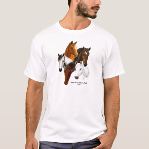 T-shirt 5 têtes de cheval