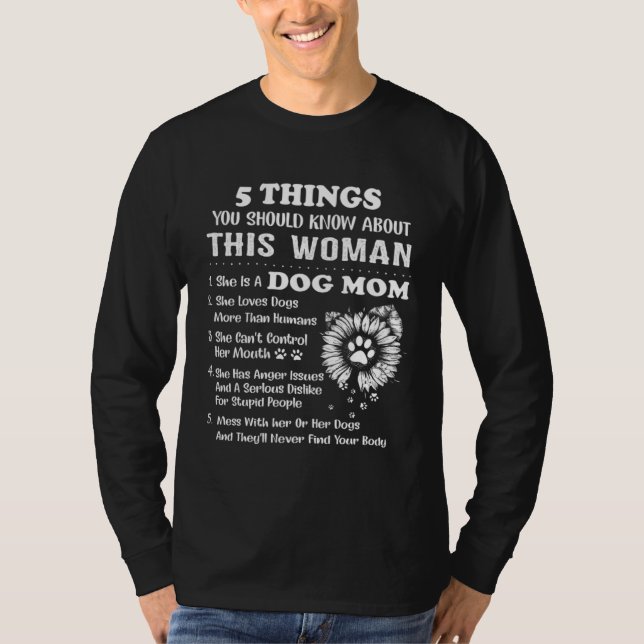 T-shirt 5 Thing You Should Know About This Woman (Devant)