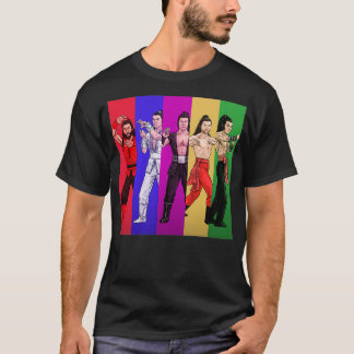 T-shirt 5 Vêtements mortels Colour Collage