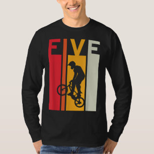 T-shirt 5e anniversaire Enfants de 5 ans Bmx Vélo Lover B