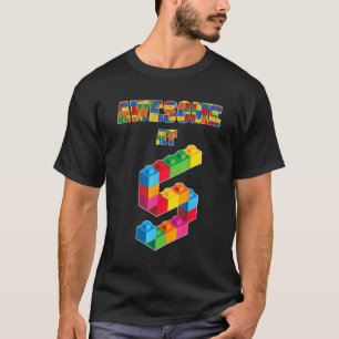 T-shirt 5e anniversaire Magnifique à 5 ans bâtiment
