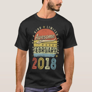 T-shirt 5e anniversaire stupéfiant depuis février 2018 5 a