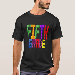 T-shirt 5e cinquième année Blocs Retour à l'école Enfants