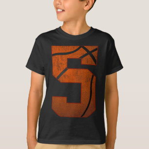 T-shirt 5e fête d'anniversaire 5 ans Anniversaire de baske