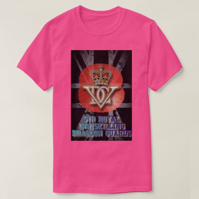 T-shirt 5e GARDES ROYALES DE DRAGON INNISKILLING (Design devant)