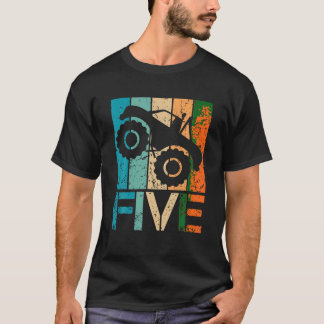 T-shirt 5e Monster Camion Anniversaire 5 ans 5ans Garçons 