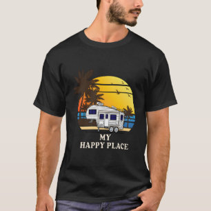 T-shirt 5E Roue Mon Happy Place Camper 5R
