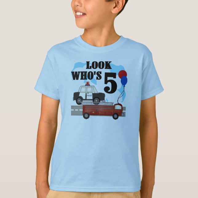 T-shirt 5ème anniversaire de héros quotidiens (Devant)