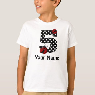 T-shirt 5ème Chemise personnalisée par coccinelle