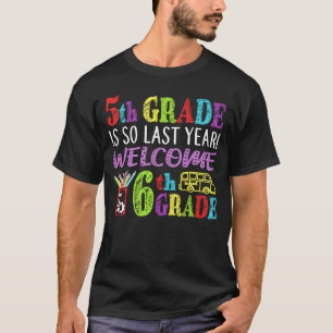 T-shirt 5ème La catégorie est ainsi accueillez l'année