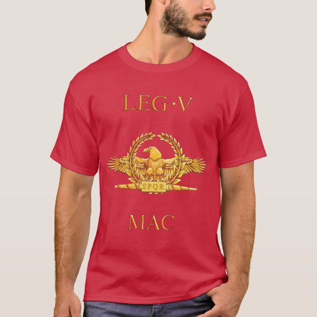 T-shirt 5ème Légion romaine V Macédoine (Devant)