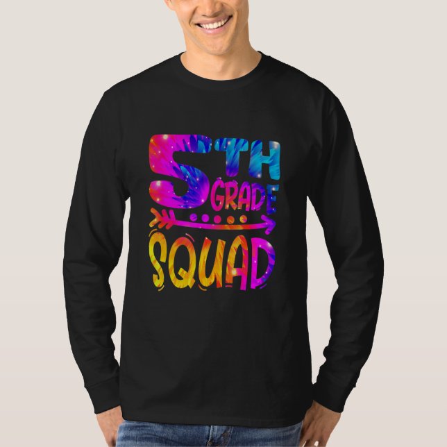 T-shirt 5th Grade Squad Teacher Student First Day Of Schoo (Devant)