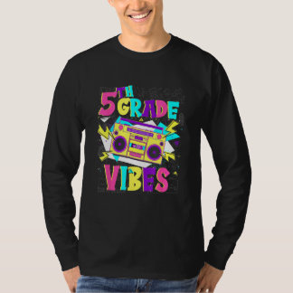 T-shirt 5th Grade Vibes Stereo Student Teacher Back To Sch