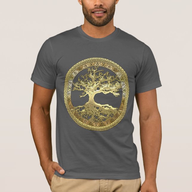 T-shirt [600] Arbre de la vie celtique [or] (Devant)