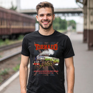 T-shirt 60163 Tornado Train à vapeur Vintage Locomotive