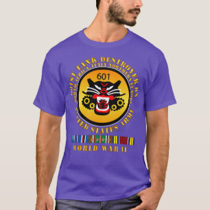 T-shirt 601st Tank Destroyer Bn EUR SVC 2ÈME GUERRE MONDIA