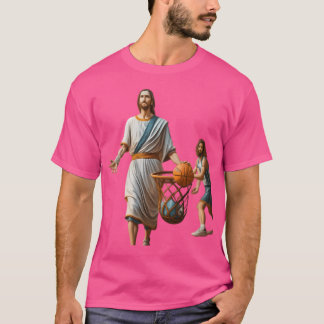 T-shirt 603 Jésus Jouant Basketball Air Jesus