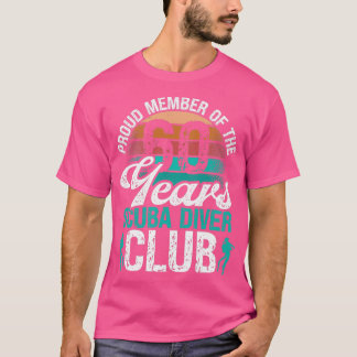 T-shirt 60 Anniversaire Plongée Plongée Plongée Plongée Sc