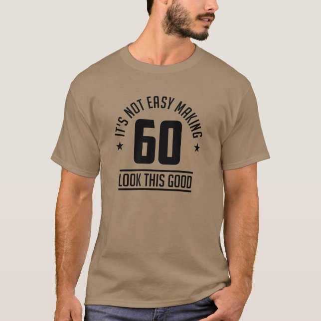 T-shirt 60 ans Anniversaire Graphique (Devant)