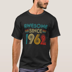 T-shirt 60 Ans Anniversaire Né En 1962 60E Anniversaire Vi