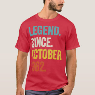 T-shirt 60 ans de légende depuis octobre 1962 60e annivers