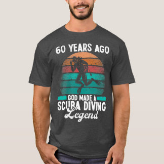 T-shirt 60 Ans Plongée Plongée Plongée Plongée Plongée 60 