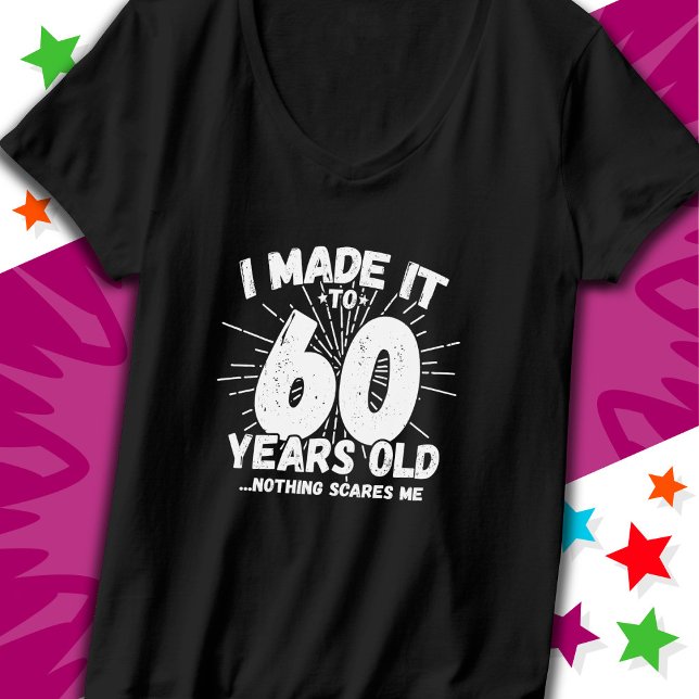T-shirt 60 ans vieux mème sarcastique drôle 60ème annivers (Créateur téléchargé)