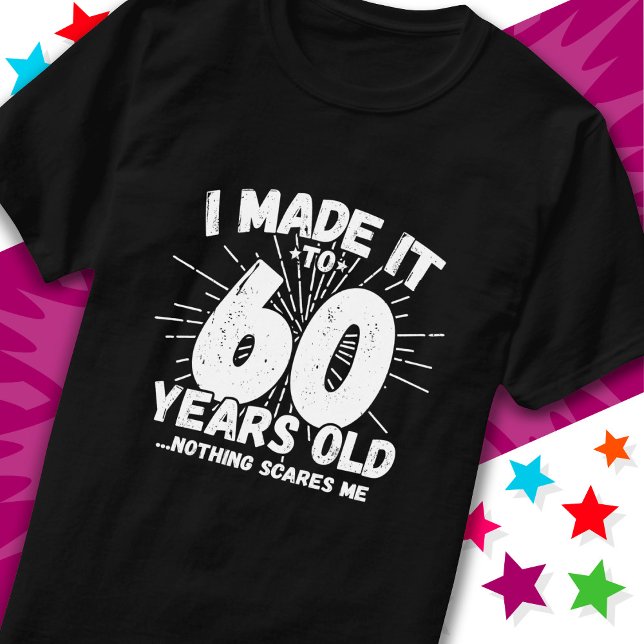 T-shirt 60 ans vieux mème sarcastique drôle 60ème annivers (Créateur téléchargé)