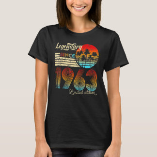 T-shirt 60 ans Vintage 1963 60e anniversaire 52