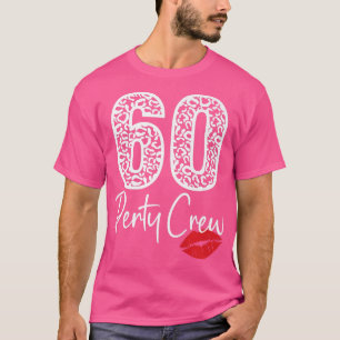 T-shirt 60 Équipage de fête Boire des cadeaux de bière 60e