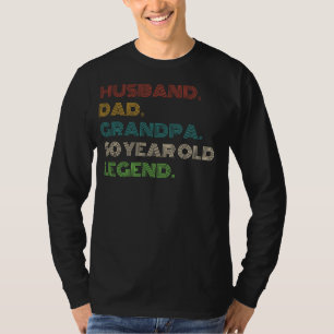 T-shirt 60 et légendaire : Mari, papa, grand-père - Intemp