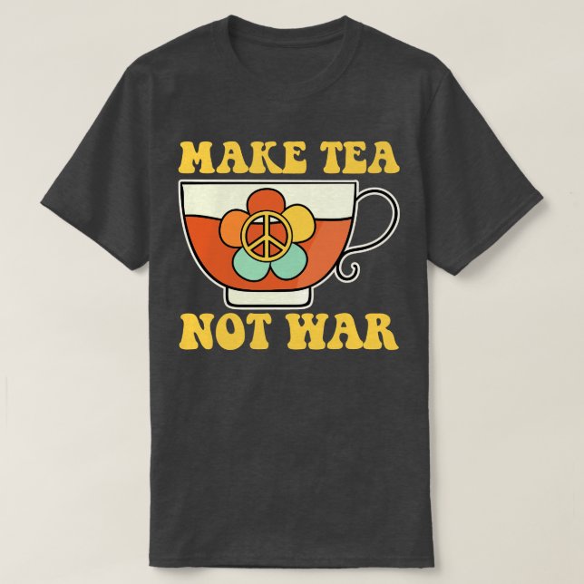 T-shirt 60 et les années 70 Hippie Hippie Hippie rétro Vin (Design devant)