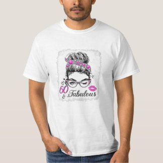 T-shirt 60 Fabuleuse reine d'anniversaire