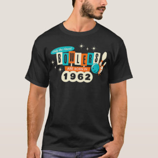 T-shirt 60e anniversaire Bowler Funny Bowling 1962 Vintage