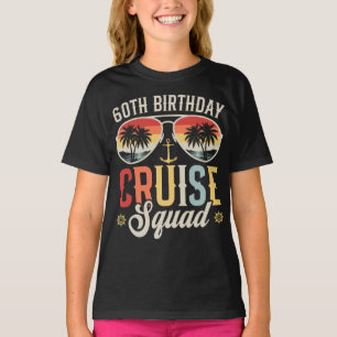 T-shirt 60E Anniversaire Cruise Squad Famille de jumelage