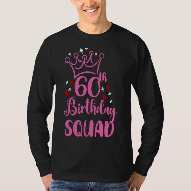 T-shirt 60e Anniversaire de la Squad fête pour grand-mère (Devant)