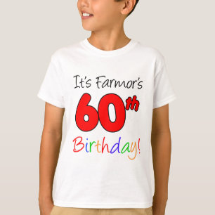 T-shirt 60e anniversaire de l'agriculteur grand-mère suédo