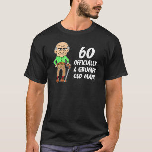 T-shirt 60e anniversaire d'un vieil homme grincheux