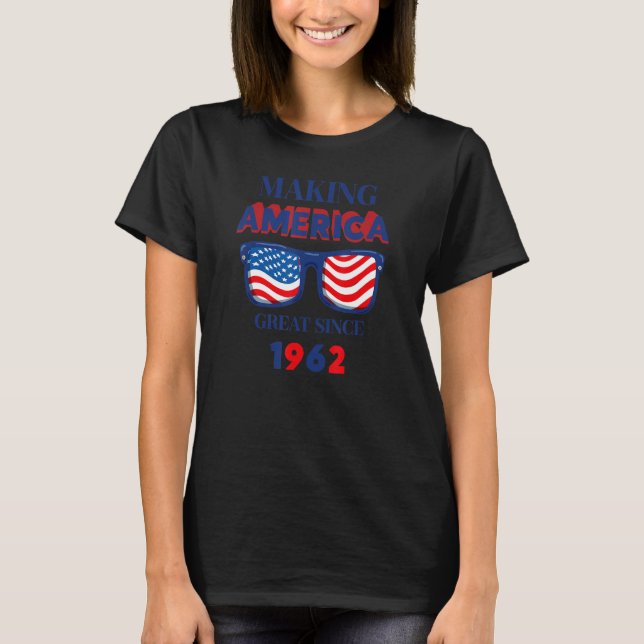T-shirt 60e anniversaire Grand depuis 1962 Tee - shirt Fie (Devant)