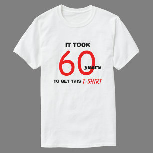 T-shirt 60e Anniversaire Idées Cadeaux pour Hommes T Chemi