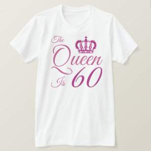 T-shirt 60e anniversaire Reine