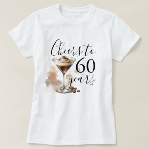 T-shirt 60e anniversaire T Shirts pour Espresso Martini Pa