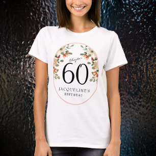 T-shirt 60e anniversaire Vintage Floral