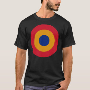 T-shirt 60S Orange Mod Pop Art Cible Lune L'Essen Loon