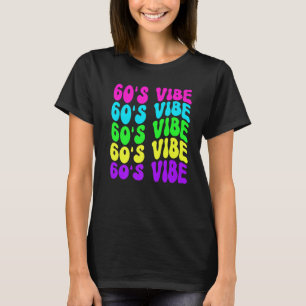 T-shirt 60s Vibe Retro Vintage 1960s 60s Styles Parti Musi