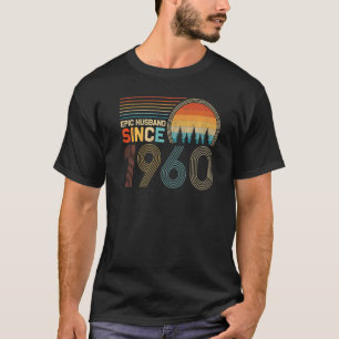 T-shirt 62e anniversaire du Mariage pour lui Epic Mari Sin