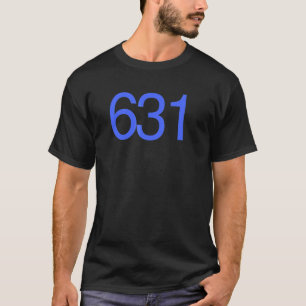 T-shirt 631 Indicatif Régional Pour Long Island New York S