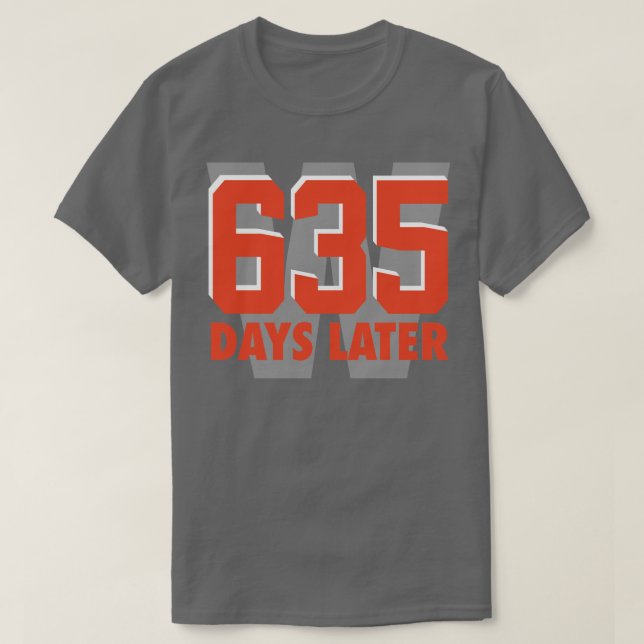 T-shirt 635 Jours Après Orange (Design devant)