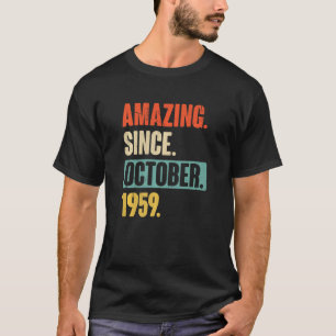 T-shirt 63 ans 63e anniversaire Extraordinaire depuis le 1
