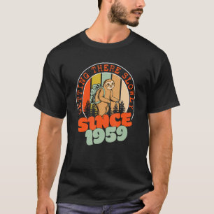 T-shirt 63 ans d'aller là lentement depuis 1959 63e Birt